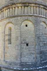 Romanesque and Mozarabic church of San Juan de Busa, route of the romanesque churches of the Serrablo, Huesca province, Aragon, Spain