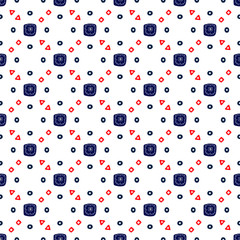 Scandinavian folk art.background of geomertic elements.seamless pattern. Norwegian ornament in vector. Flat-style illustration on a white background.for wrapping, Wallpaper, fabric, tableware design.