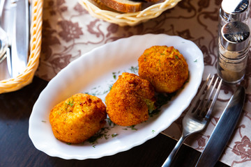 Belarusian pyzy with mushrooms