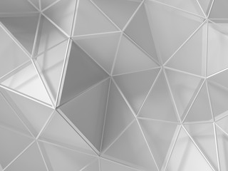 Abstract light gray polygonal background	