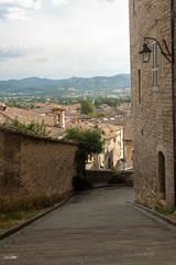 Gubbio, historic city in Umbria, Italy