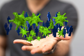 epidemic virus people group 3d epidemic