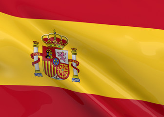Spain Flag - 3D