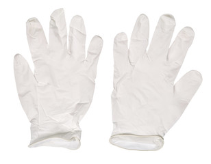 Obraz premium latex glove protective protection virus corona coronavirus disease epidemic medical health hygiene