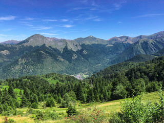 Fototapeta na wymiar Pyrénées Mountains