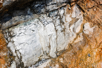  beautiful cliff texture on the sea coast