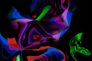 Abstract digital pattern / Abstract minimalistic background of a digital pattern.