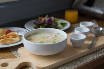 bowl of soup
