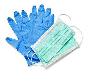 protective mask glove virus protection epidemic flu medical disease medicine health care safety