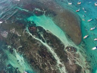 Aerial view of beautiful seascape in the coast
