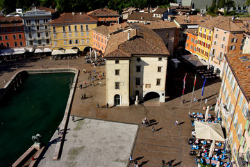 Fototapeta premium PANORAMA DI RIVA DEL GARDA