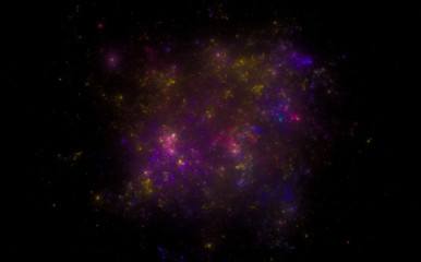 Star field background . Starry outer space background texture . Space missions, travel.