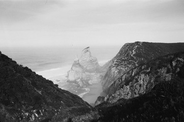 Atlantic Ocean. Portugal. 35 mm film. Cabo da Roca