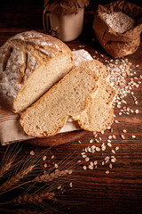 Artisanal wheat bread