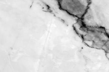 White marble texture with natural pattern for design art work,background