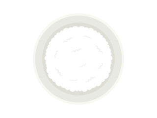 白米のイラスト