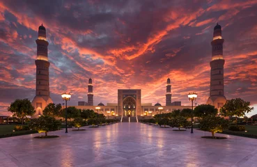 Foto op Plexiglas The grand Sultan Qaboos mosque © Chris
