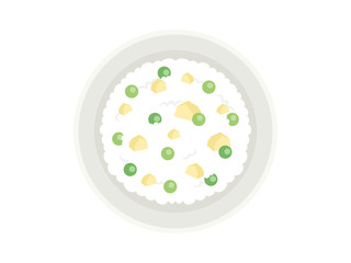 栗ご飯のイラスト