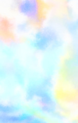 Watercolor painted background. Abstract Illustration wallpaper. Brush stroked painting. 2D Illustration.