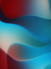 Abstract background. Fractal waves of magic energy and light motion. Colorful wallpaper template of glowing moving light shapes.