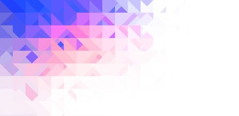 Intersecting shapes design on white background. Abstract minimalistic wallpaper. Colorful geometric template.