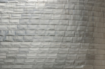 Brushed steel plate background