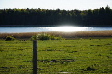 Lake in sweden