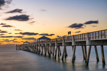 Fototapeta na wymiar Juno, Florida, USA at the Juno Beach Pier
