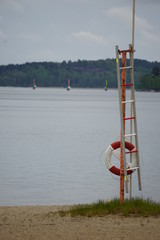 Lifebuoy at the beach