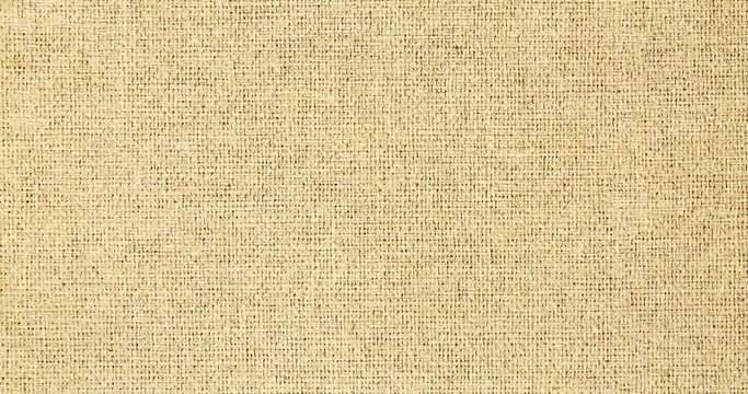 Natural linen material textile canvas texture background video