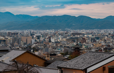 Fototapeta na wymiar Kyoto Sunset XIII