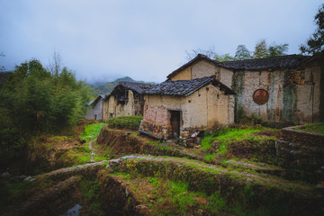 countryside landscape of China's traditional village