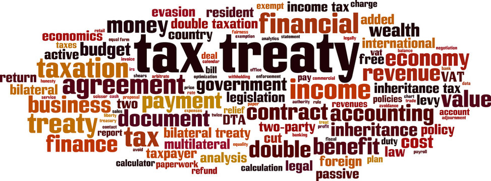 Tax Treaty Word Cloud