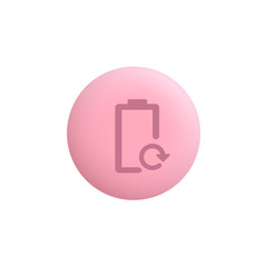 Recharge Battery -  Modern App Button