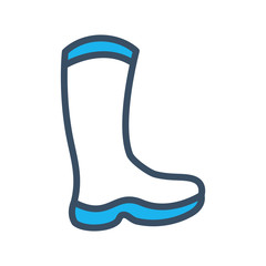 Rubber boot icon