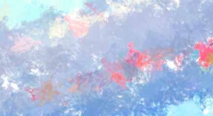 Brushed Painted Abstract Background. Brush stroked painting. Strokes of paint. 2D Illustration.