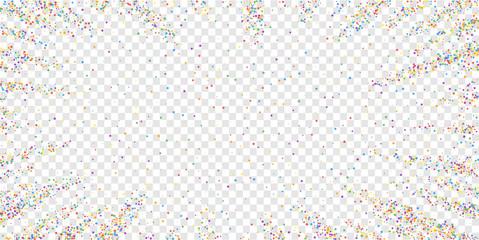 Festive confetti. Celebration stars. Colorful conf