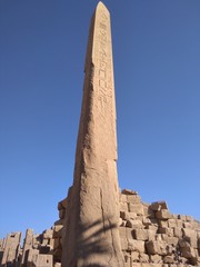 Ancient Egypt obelisk in Karnak