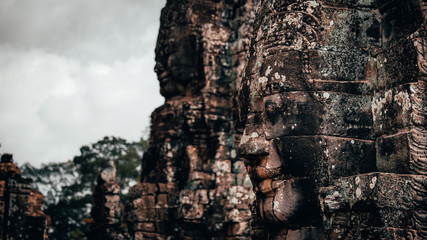 Bayon Temple in Angkor Wat Complex, Cambodia
