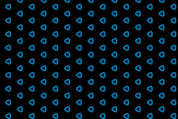 Fototapeta na wymiar Abstract Blue Shapes Pattern