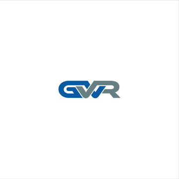 Initials Monogram GWR Letter Logo Design Vector