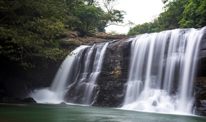 Beautiful Sera ella waterfall, Sri Lanka