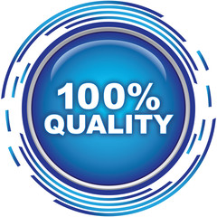 100% quality icon