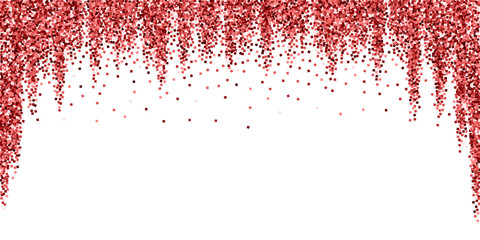 Red gold glitter luxury sparkling confetti. Scatte