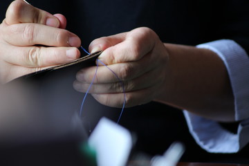 hand sewing