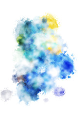 Brushed Painted Abstract Background. Brush stroked painting. Artistic vibrant and colorful wallpaper..