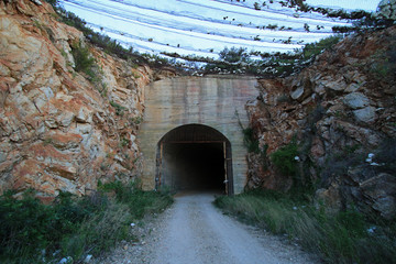 Abandoned Ex Yugoslavian Military Bunker on Vis island, Croatia