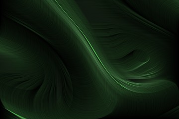 Fototapeta premium Abstract Green Lines Background