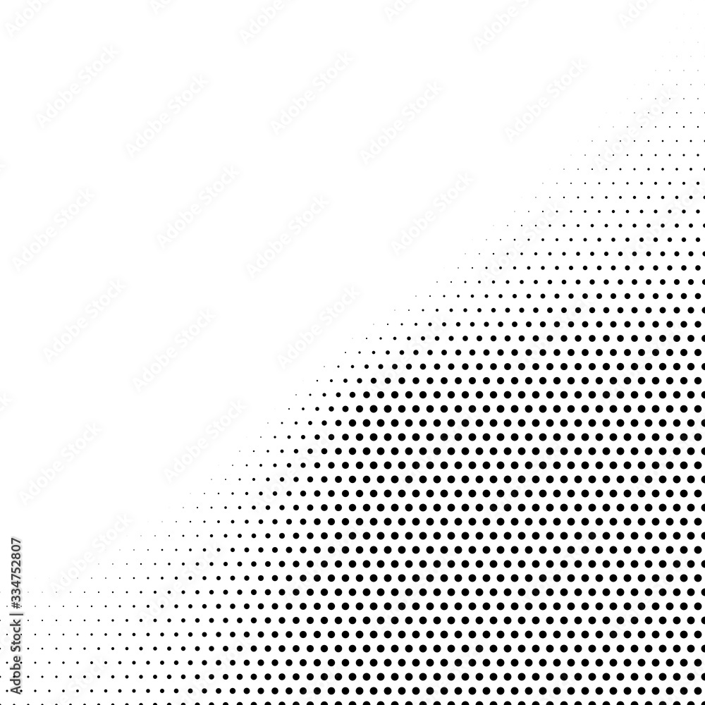 Poster abstract halftone background in black and white. dotted vector pattern