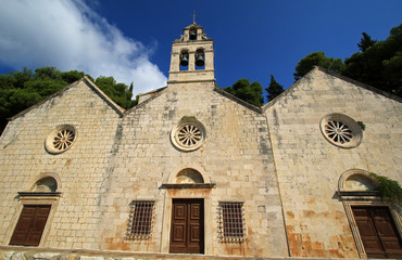 The church of Our Lady of Pirates in Komiza, Vis island, Croatia